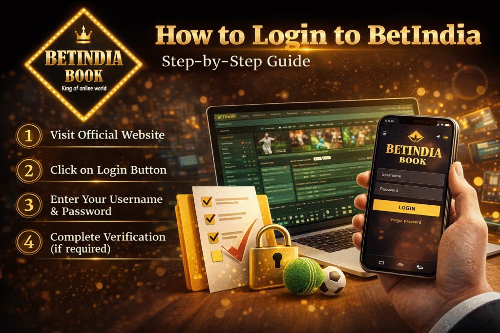 How to Login to BetIndia Step by Step Guide 2026 secure login process with mobile and desktop