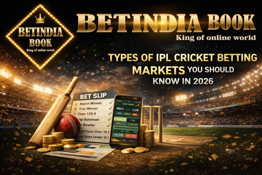 Types of IPL Cricket Betting Markets 2026 with betting options and strategies