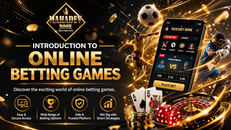 Mahadev Book online betting games introduction banner India 2026