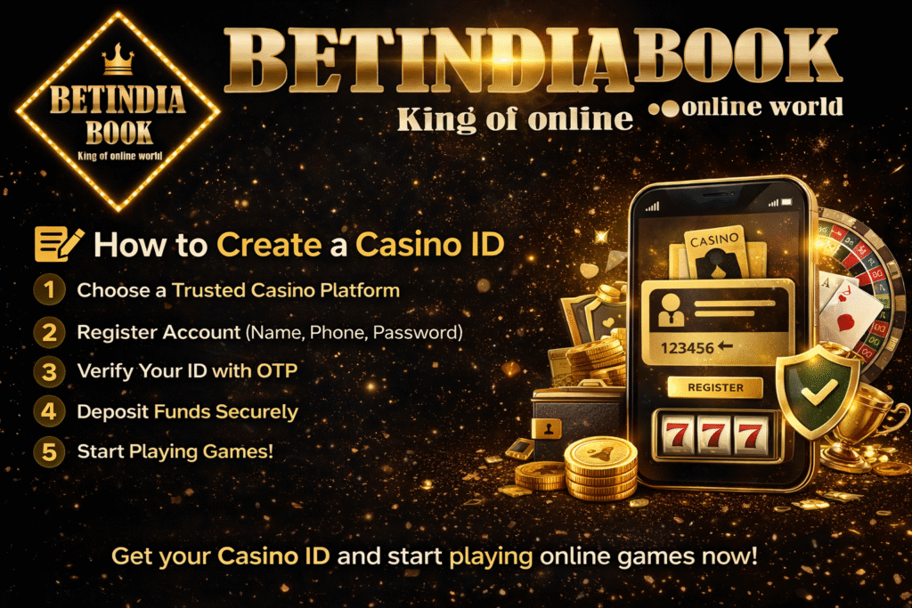 How to create a Casino ID with BetIndia Book step by step guide