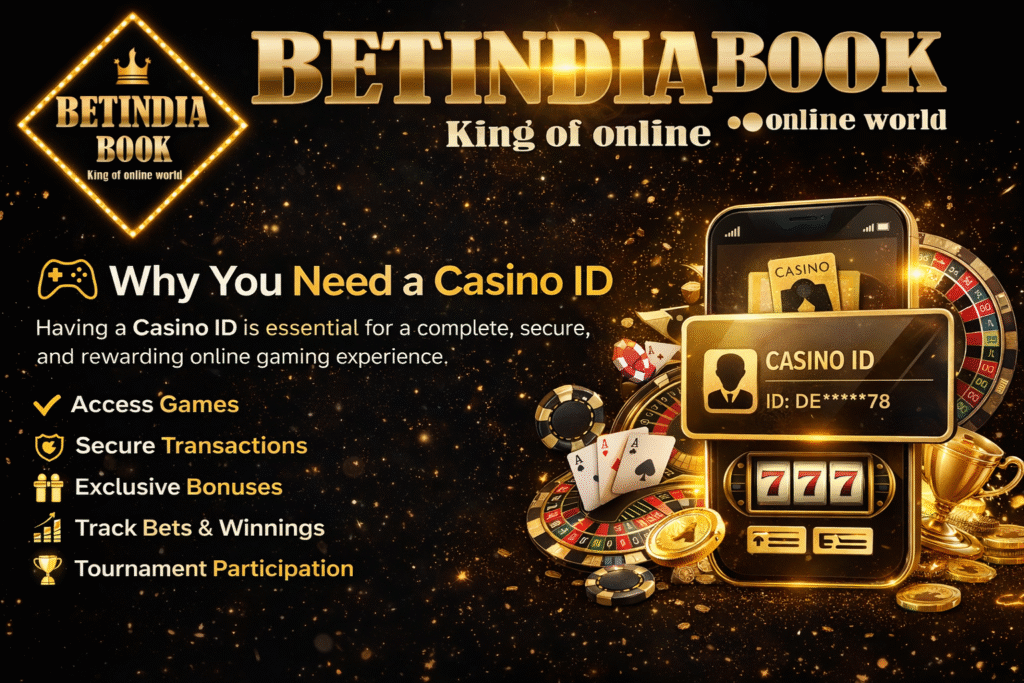 Why you need a Casino ID with BetIndia Book logo and online gaming benefits
